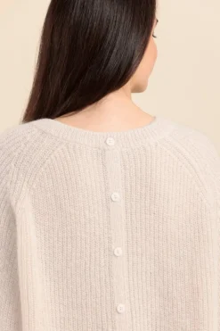 Femme Mat de Misaine pull TOPAZO avec dos boutonné