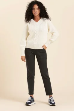 Femme Mat de Misaine pull torsadé TRESSE