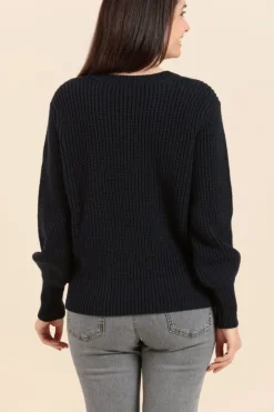 Femme Mat de Misaine Pull torsadé TRESSE