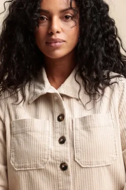 Femme Mat de Misaine Robe chemise en velours