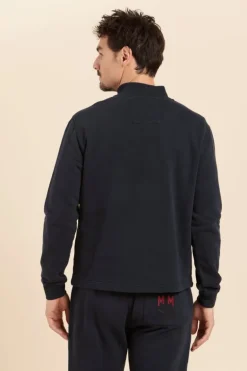 Homme Mat de Misaine sweat MAICK col zippé camionneur