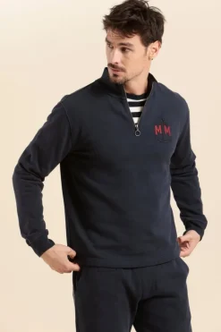 Homme Mat de Misaine sweat MAICK col zippé camionneur