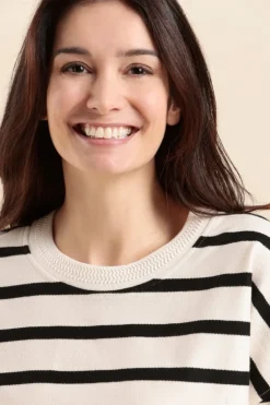 Femme Mat de Misaine sweat MIKELI rayé