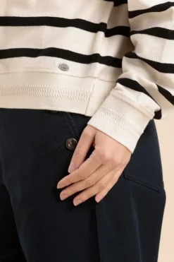 Femme Mat de Misaine sweat MIKELI rayé