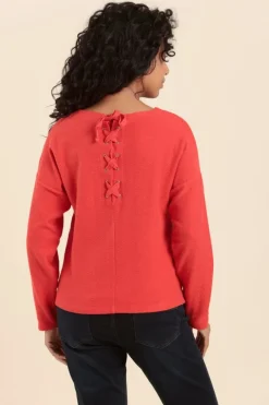 Femme Mat de Misaine sweat MODICA avec lacet dos