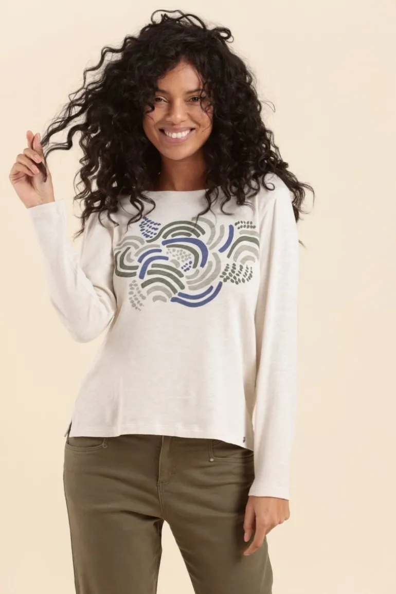 Femme Mat de Misaine tee-shirt MOLITO motif algues