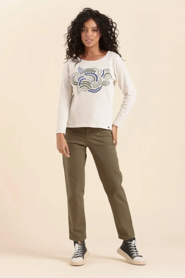 Femme Mat de Misaine tee-shirt MOLITO motif algues