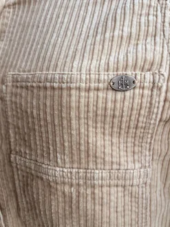 Femme Mat de Misaine veste courte en velours VINTA