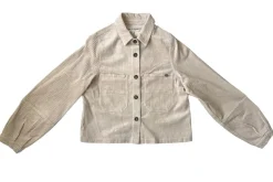 Femme Mat de Misaine veste courte en velours VINTA