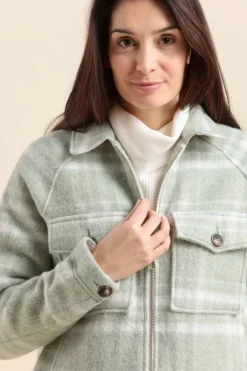 Femme Mat de Misaine veste VARRO à carreaux en laine